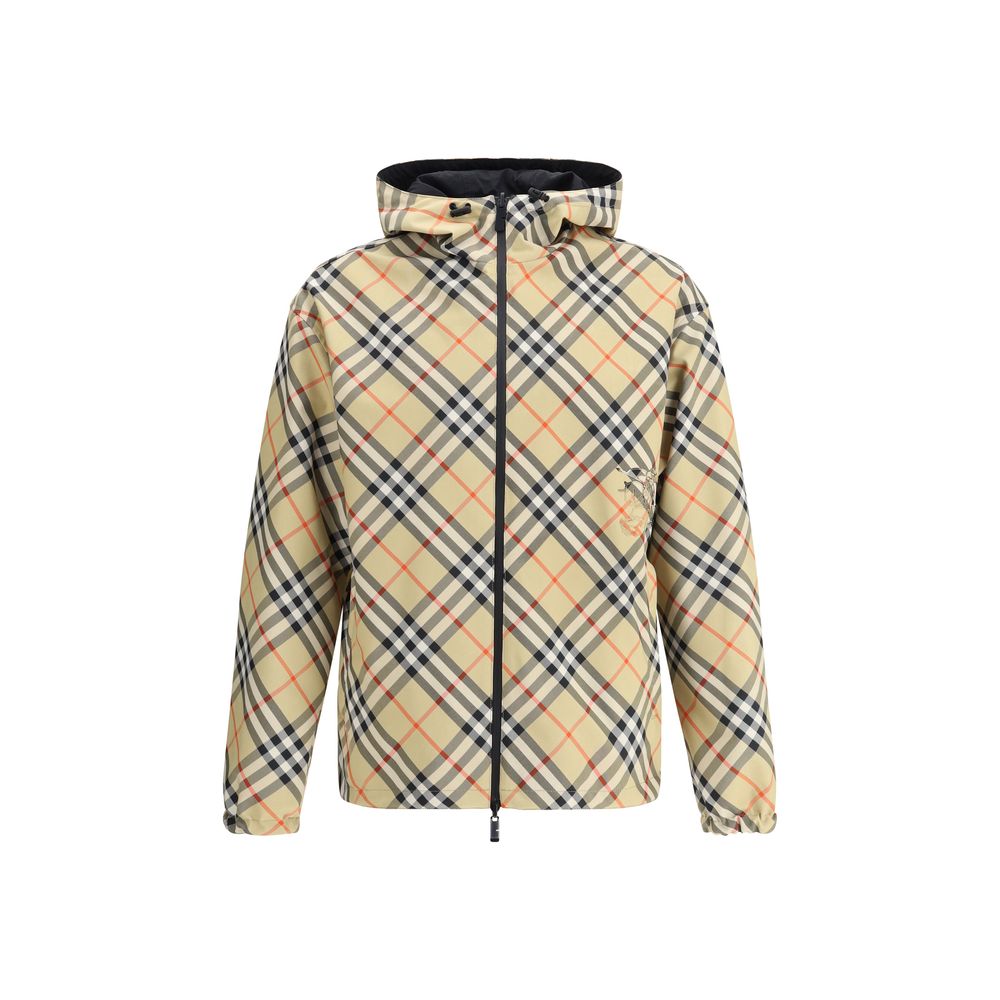 Burberry Mehrfarbige Shell-Jacke aus Polyester