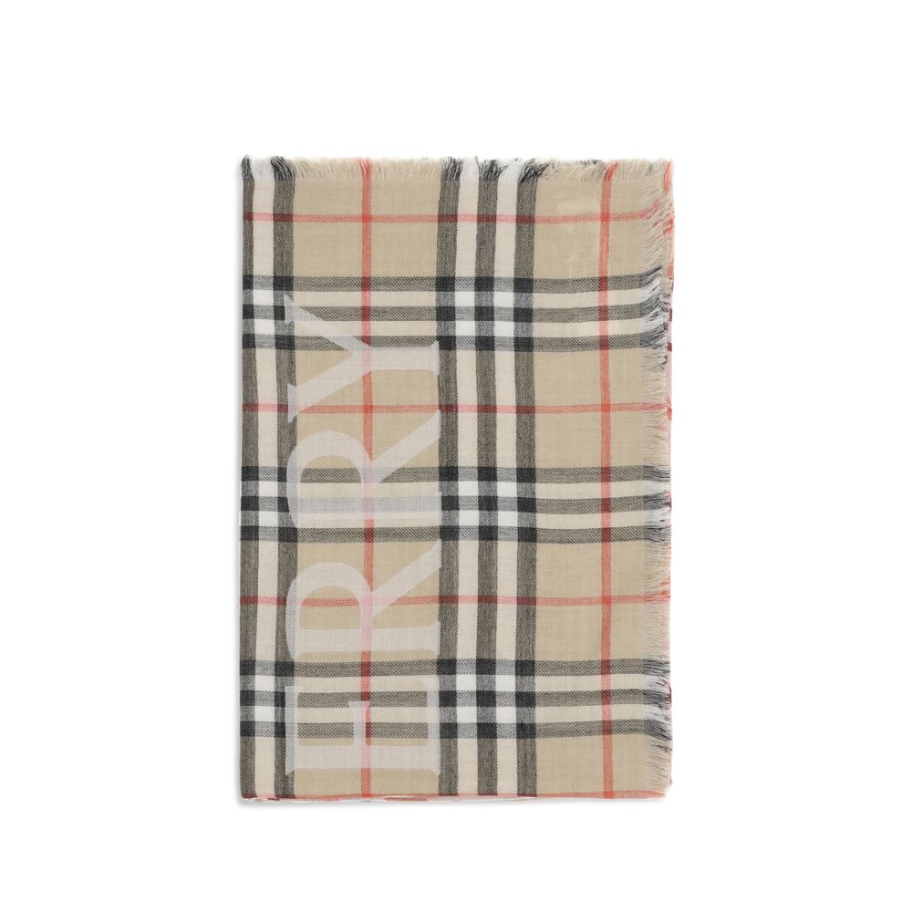 Burberry Beige Wollschal