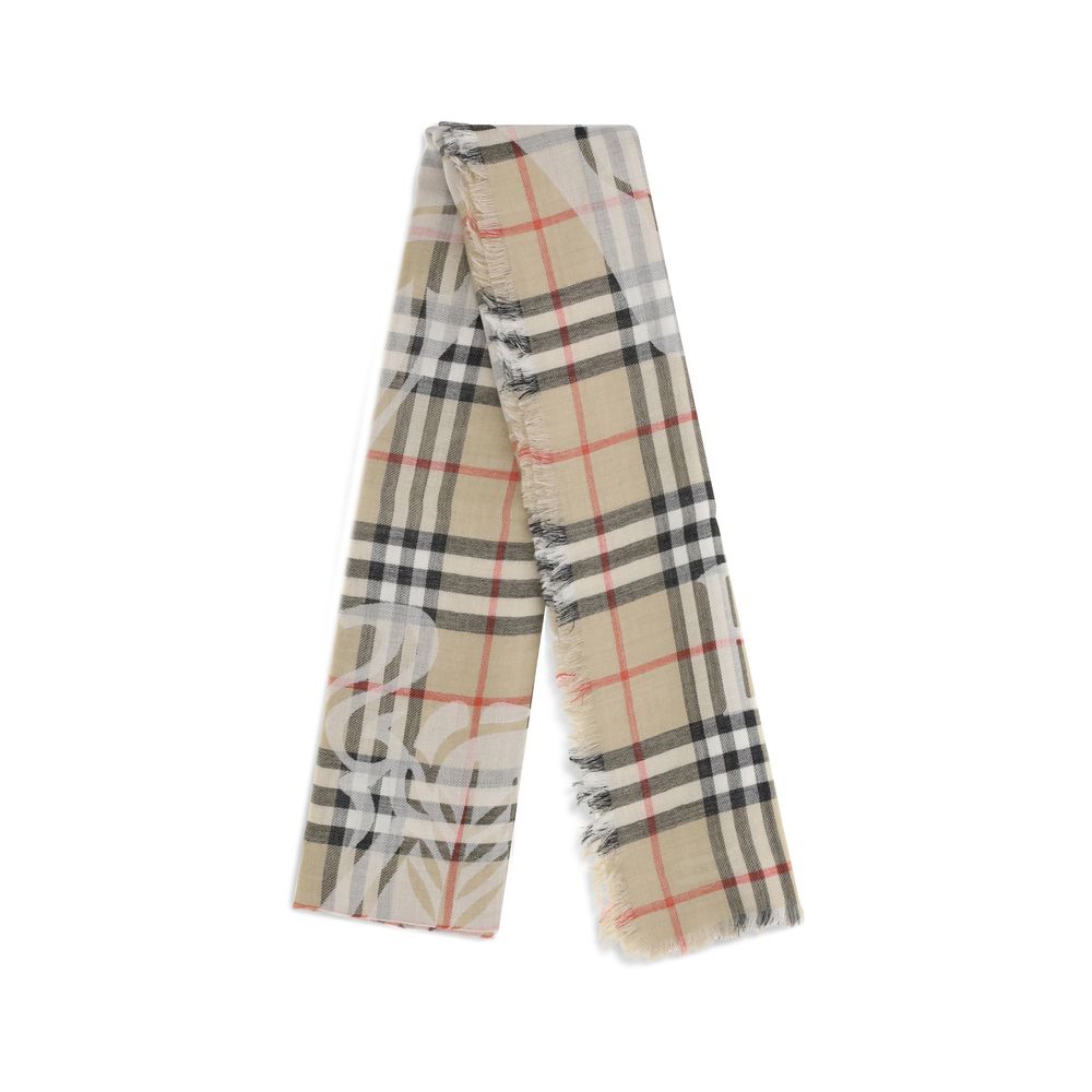 Burberry Beige Wollschal