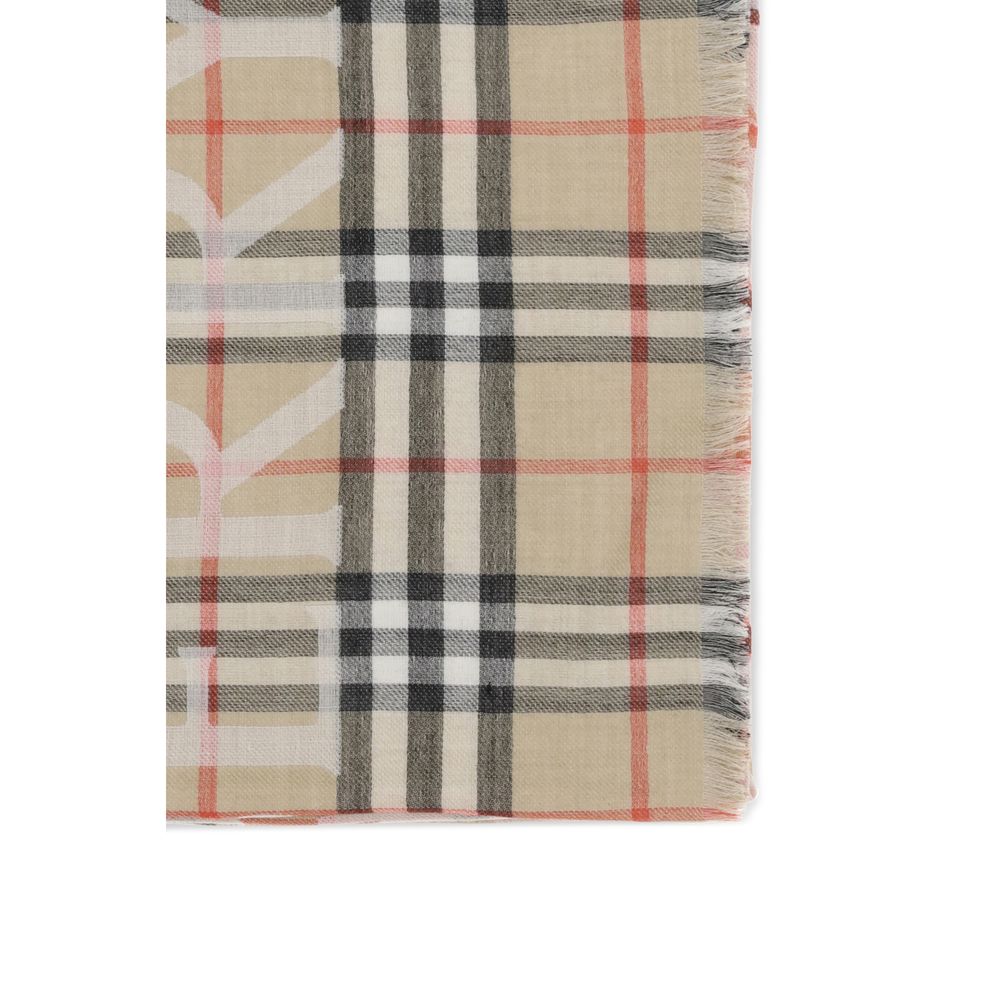 Burberry Beige Wollschal