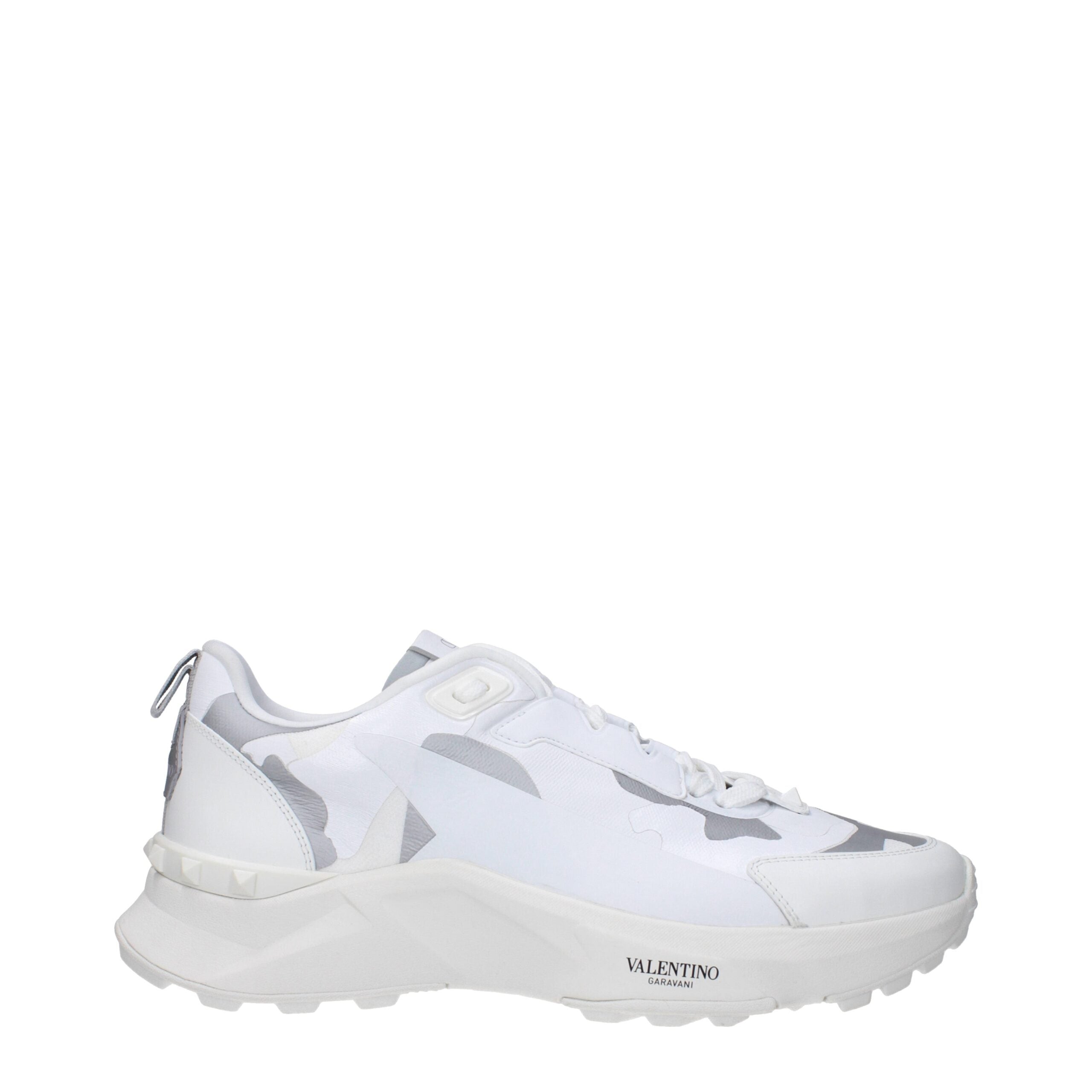 Valentino Garavani Weiße Stoff-Sneaker im Athletic-Look