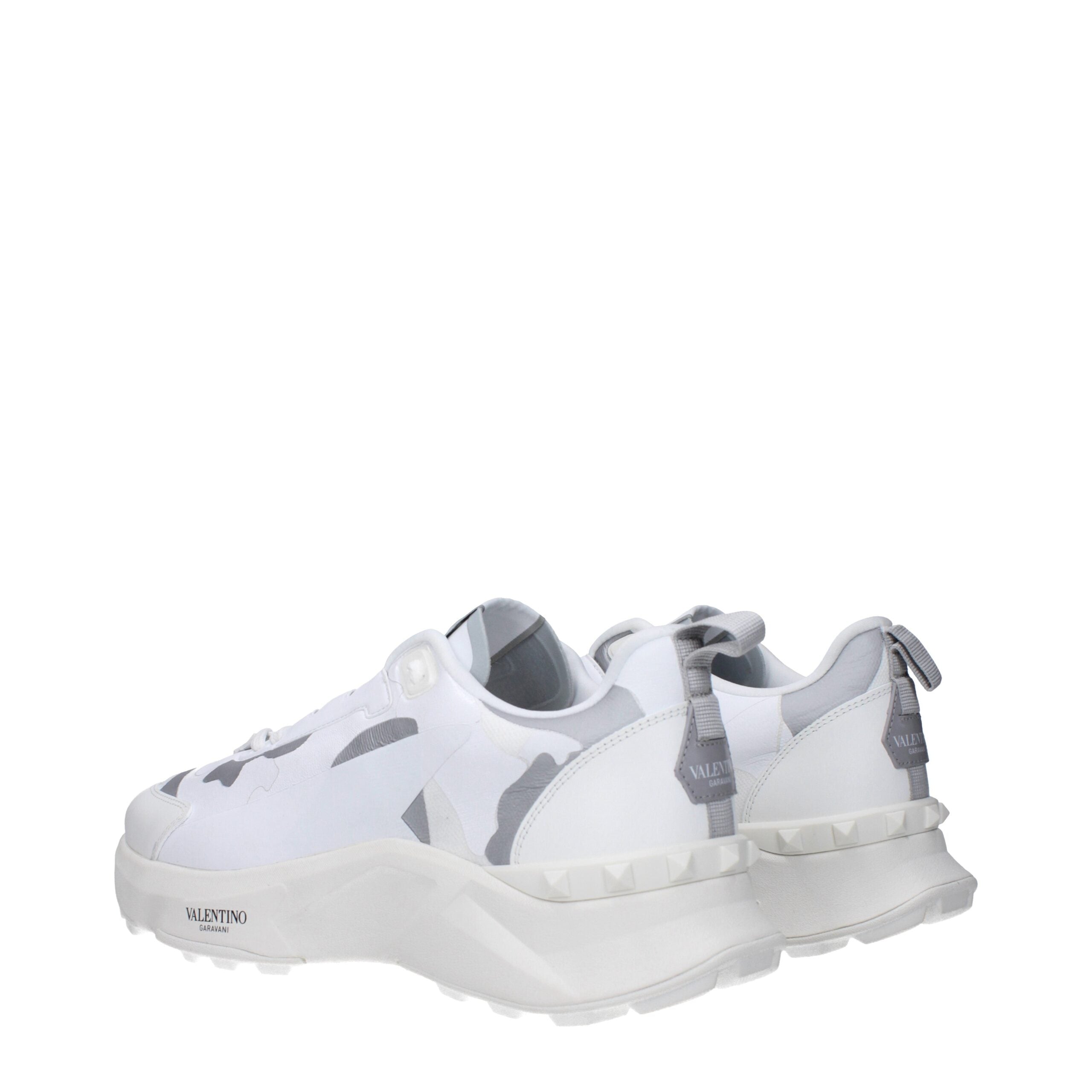 Valentino Garavani Weiße Stoff-Sneaker im Athletic-Look