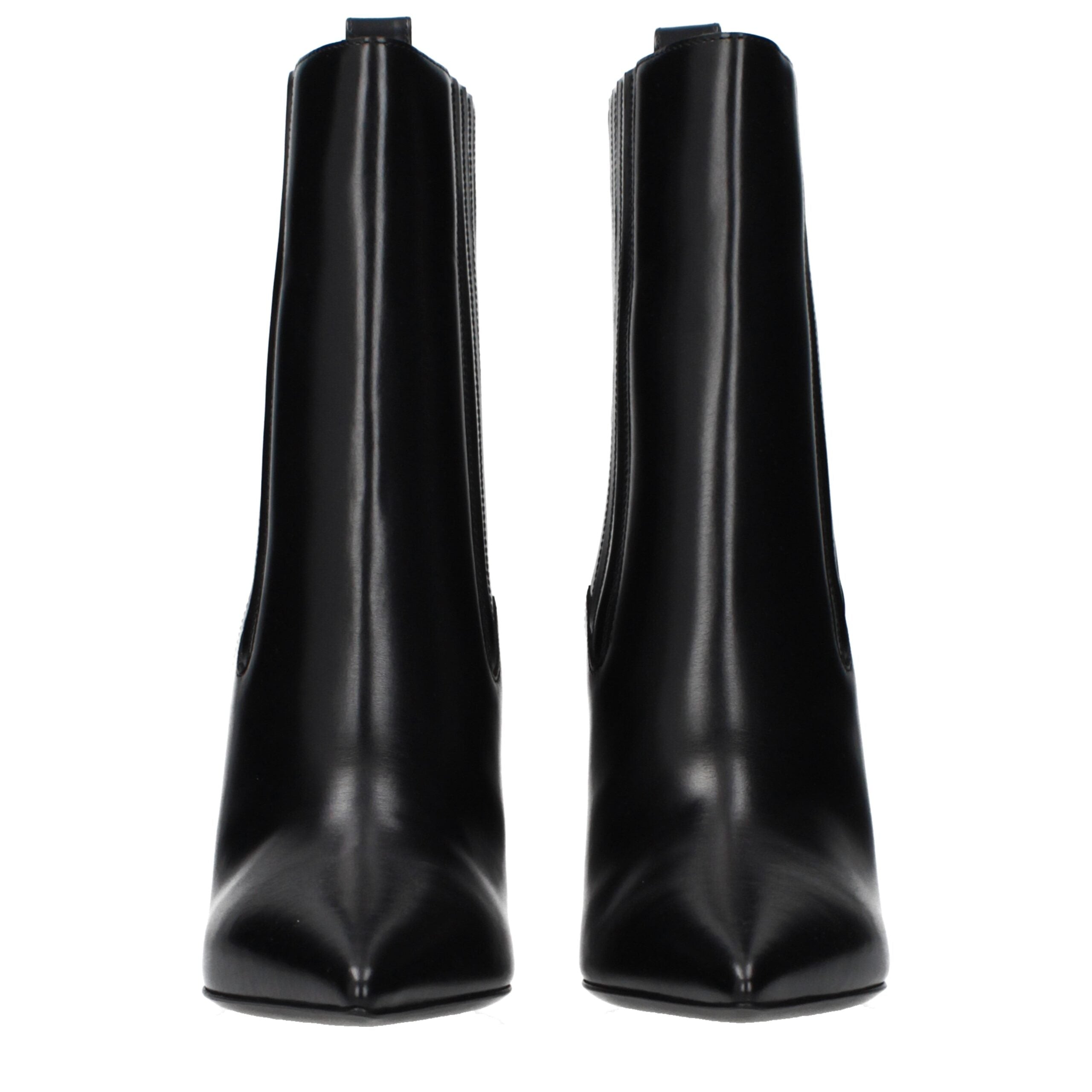 Valentino Garavani Schwarze Leder-Stiefeletten
