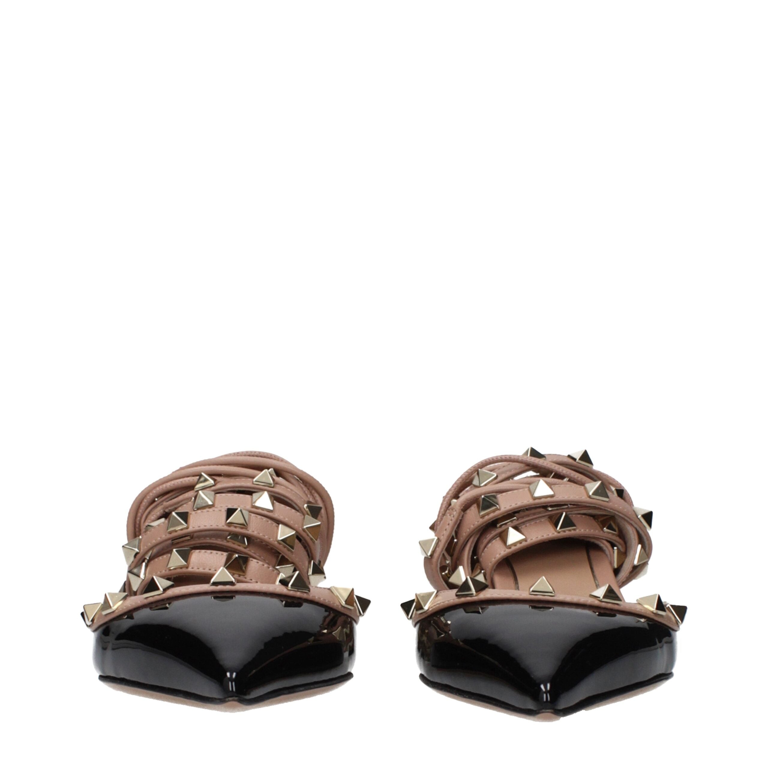 Valentino Garavani Schwarze Sandalen mit Lederriemen