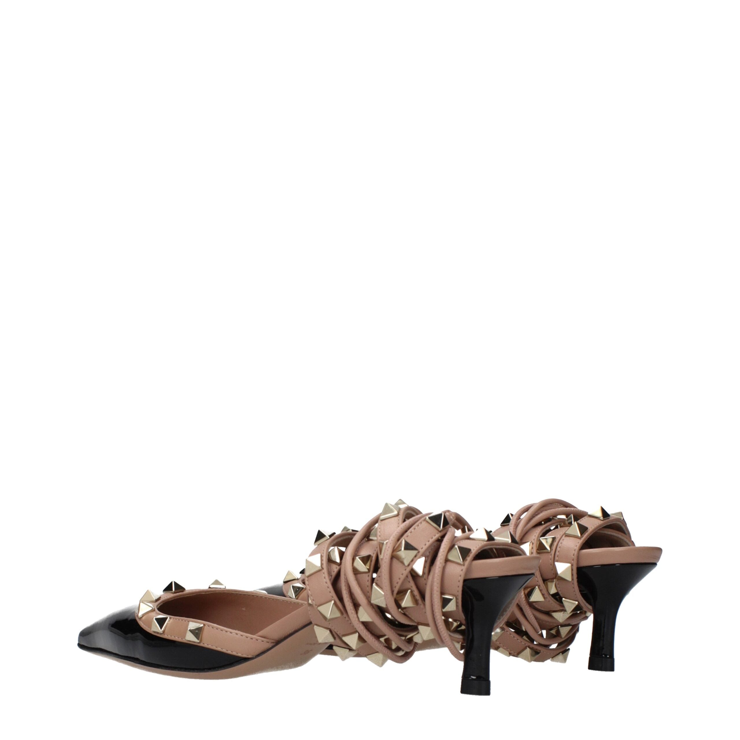 Valentino Garavani Schwarze Sandalen mit Lederriemen