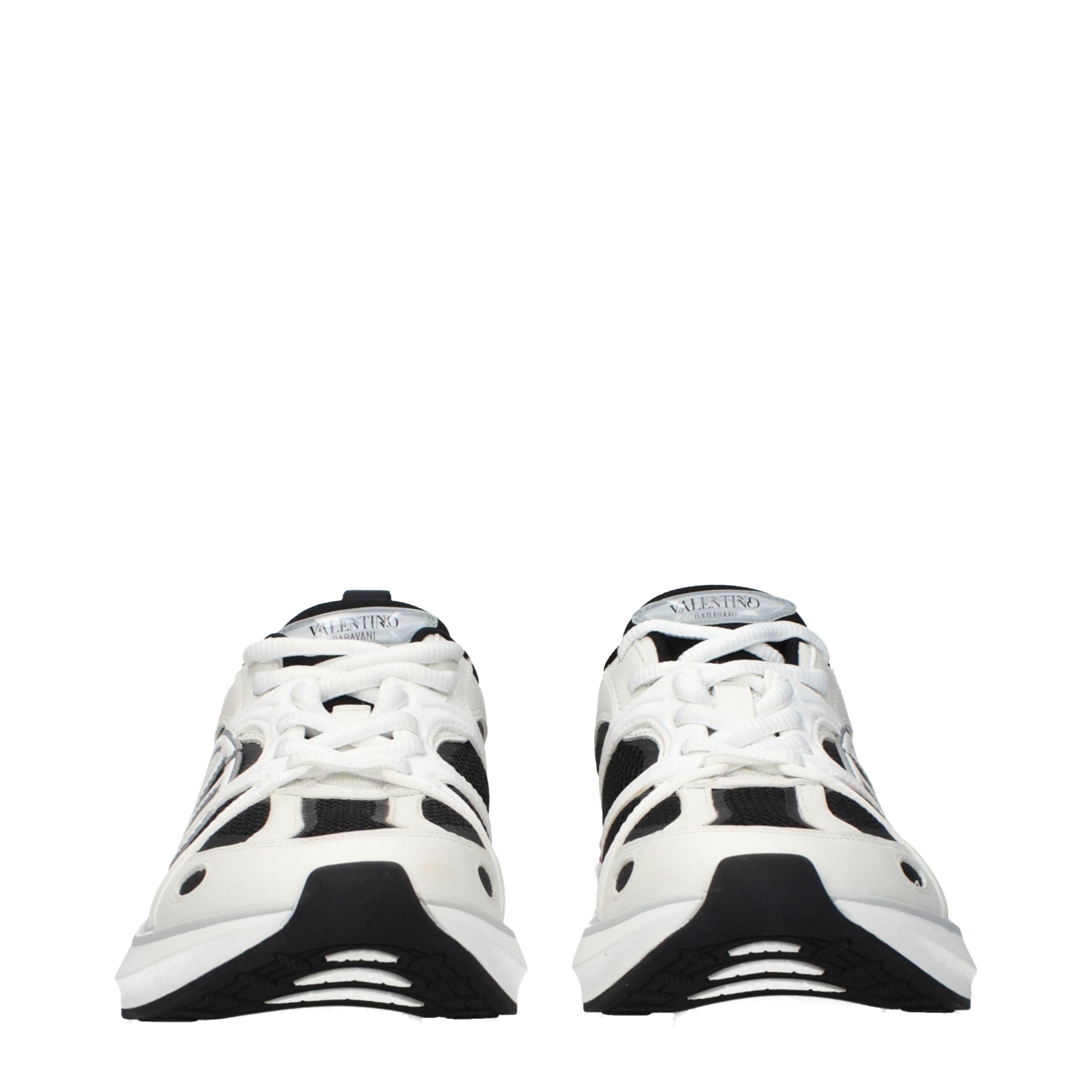 Valentino Garavani Weiße Stoff-Sneaker im Athletic-Look