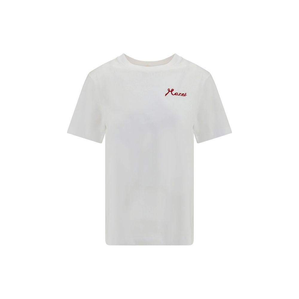 Marni Weißes Baumwoll-T-Shirt