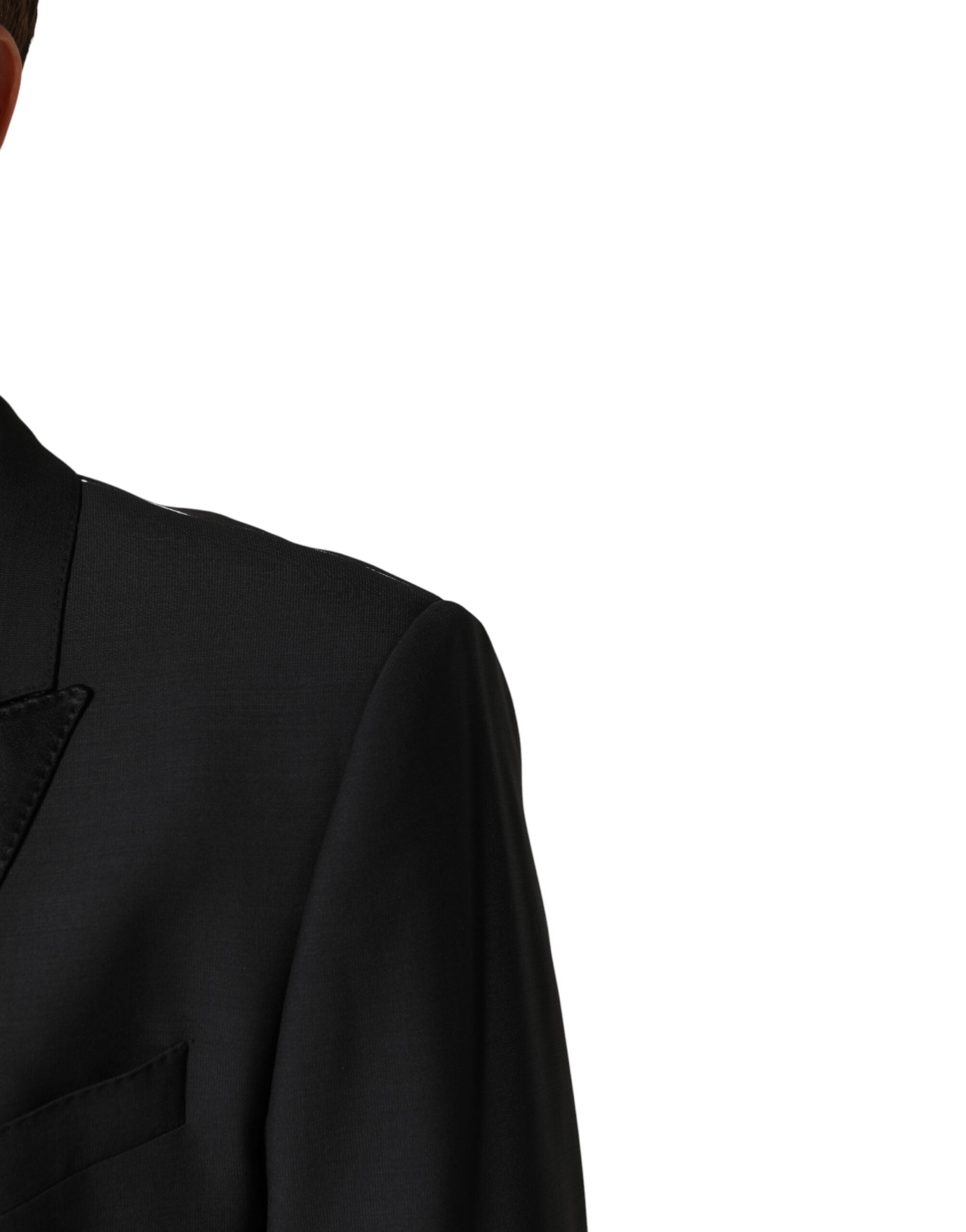 Dolce & Gabbana Schwarzer MARTINI Sakko mit Einreiher