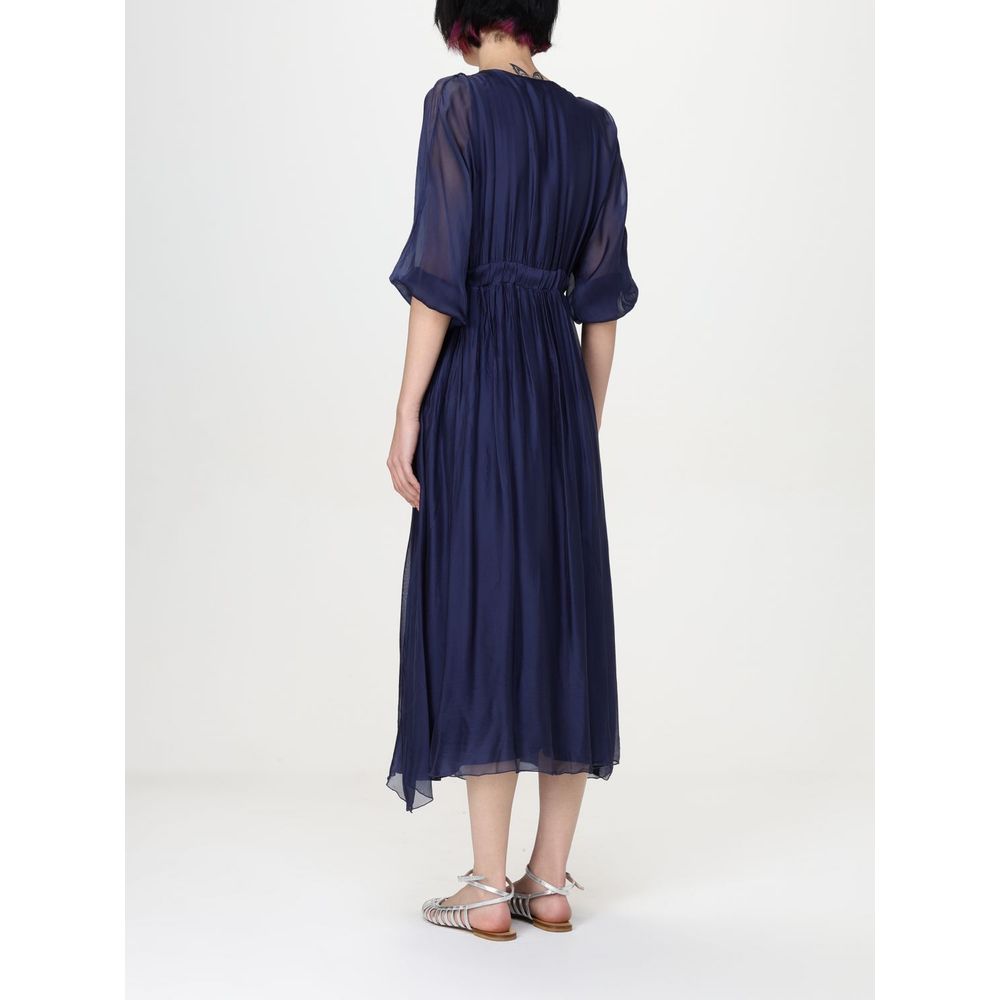 Kaos Zweifarbige Polyester-Freizeitkleid