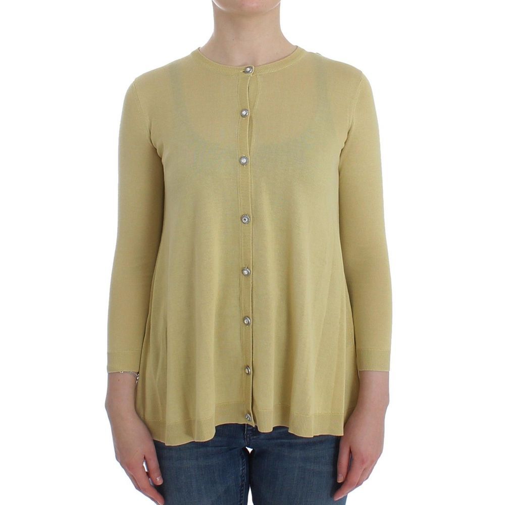 Dolce & Gabbana Zweifarbige Seidenstrickjacke
