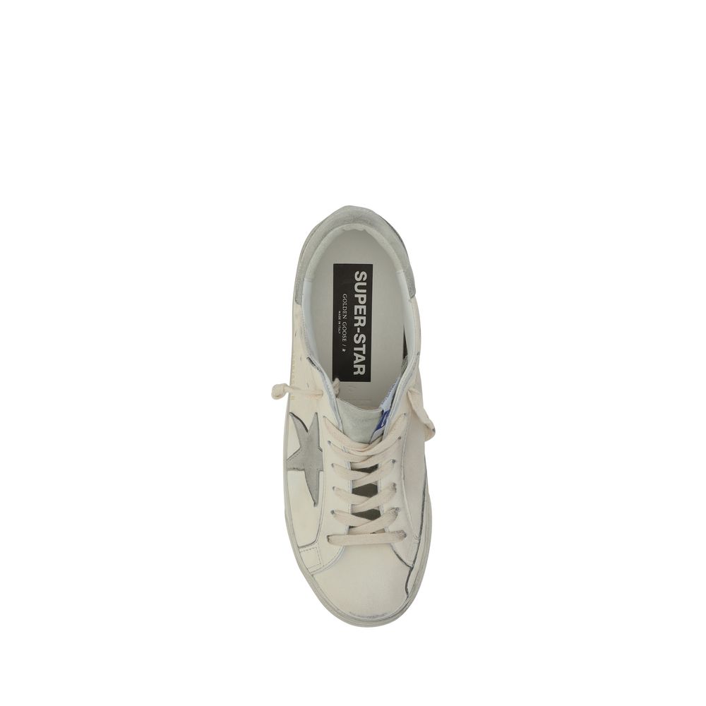 Golden Goose Weiße Sneaker aus Ziegenleder