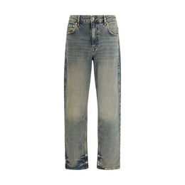 Represent Blaue Jeans aus Baumwolle im geraden Schnitt