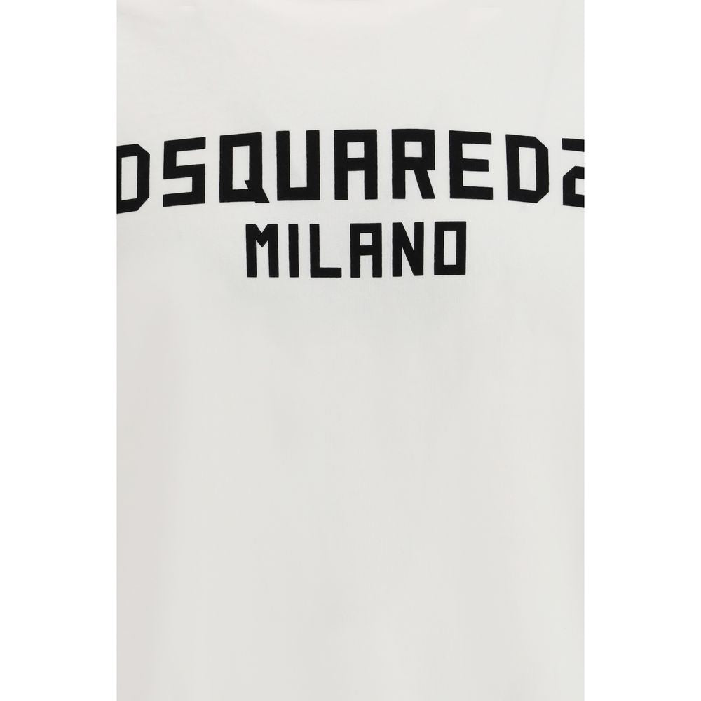 Dsquared² Weißes Baumwoll-T-Shirt