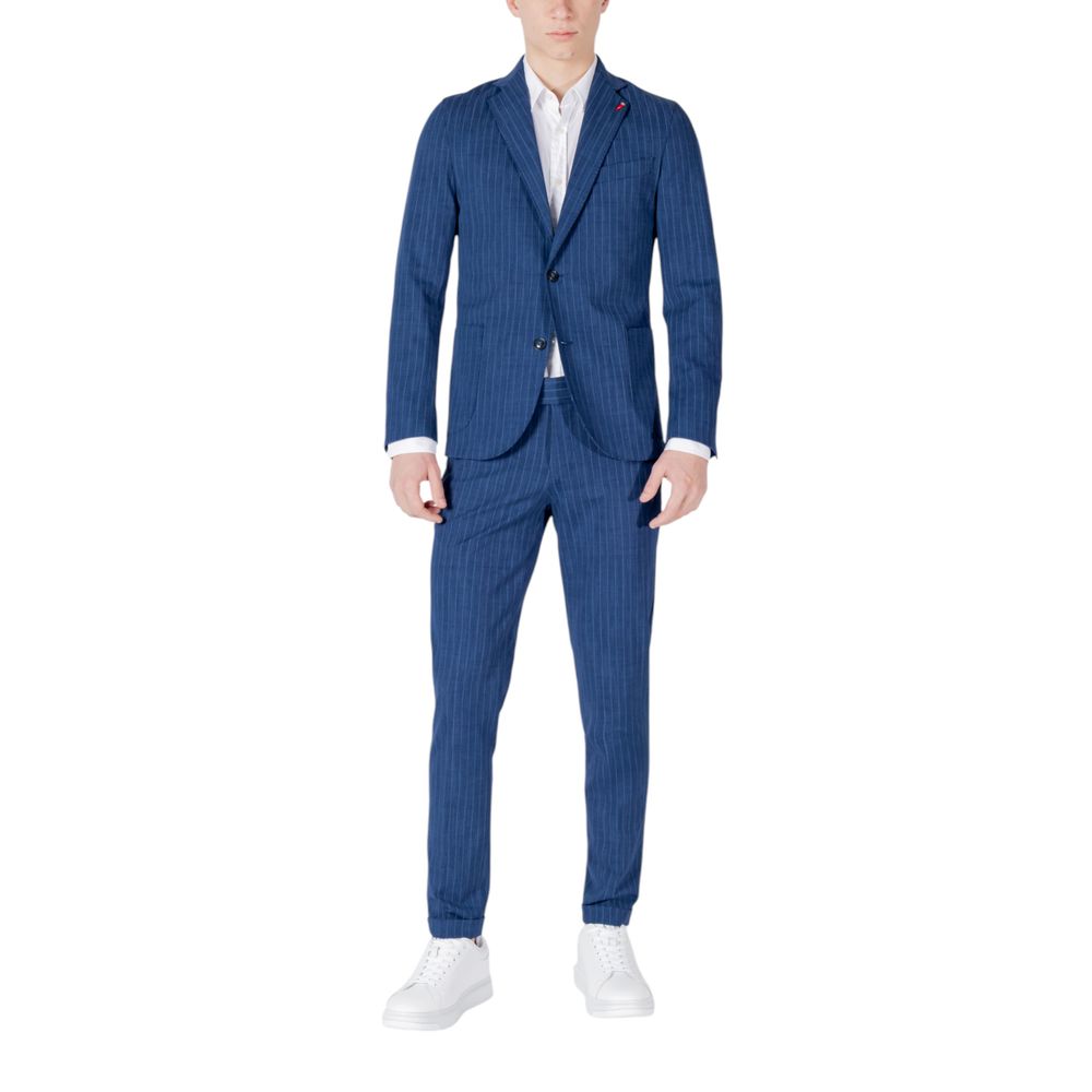 Mulish Blauw Baumwoll Anzug Zweiteilig