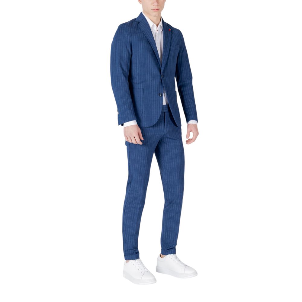 Mulish Blauw Baumwoll Anzug Zweiteilig