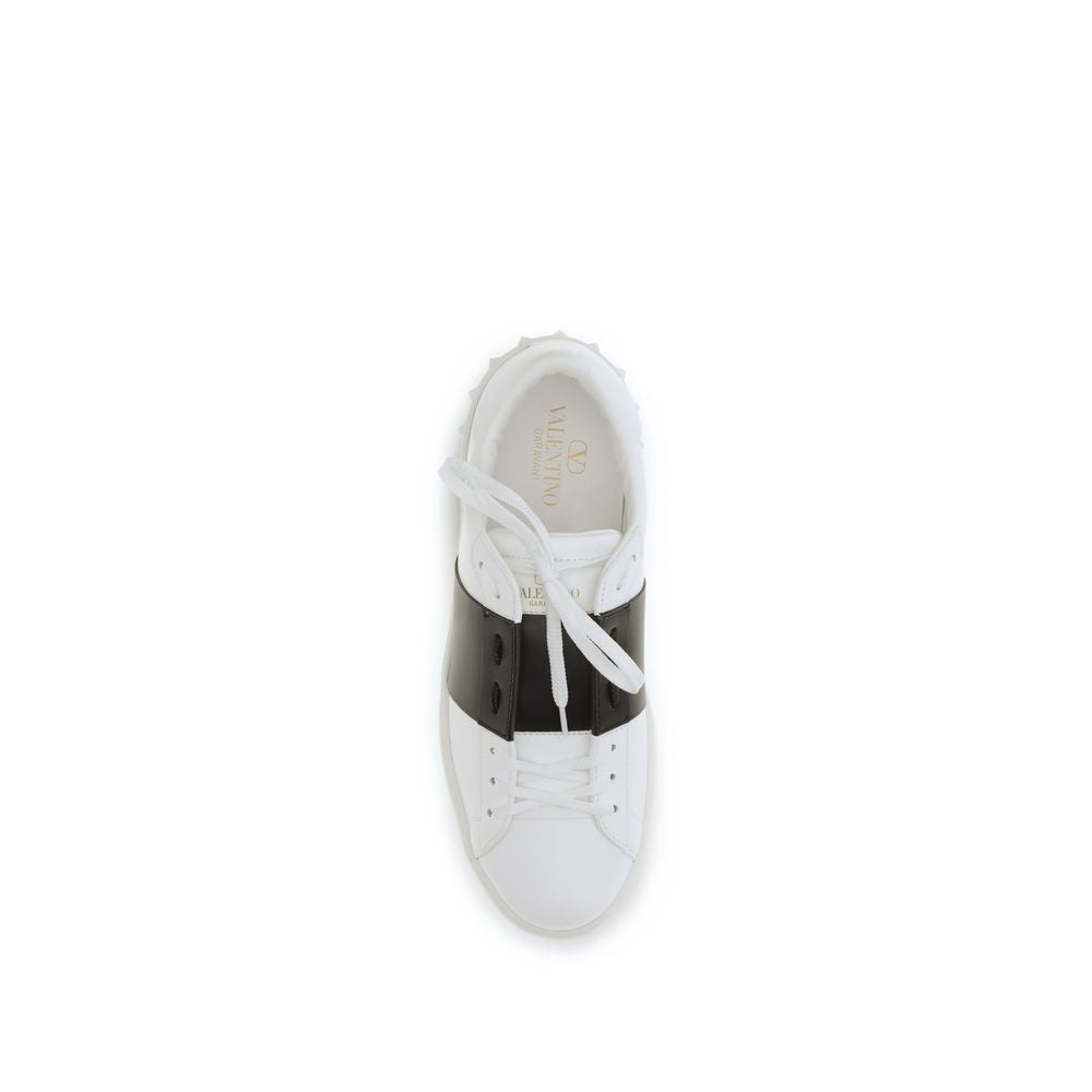Valentino Garavani Sneakers aus blauem Kalbsleder Bos Taurus, Low-Top