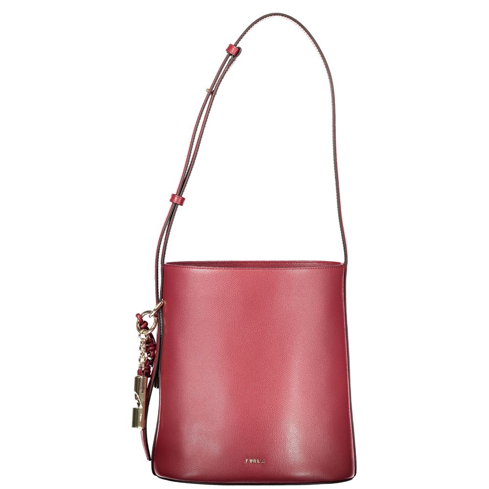 Furla Rosso Leder Damen Beuteltasche