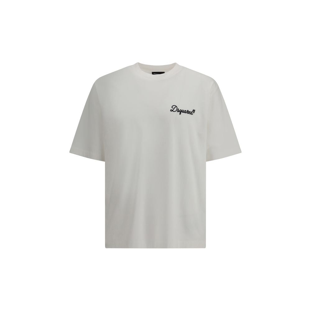 Dsquared² Weißes Baumwoll-T-Shirt
