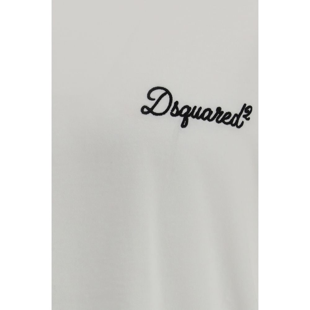 Dsquared² Weißes Baumwoll-T-Shirt