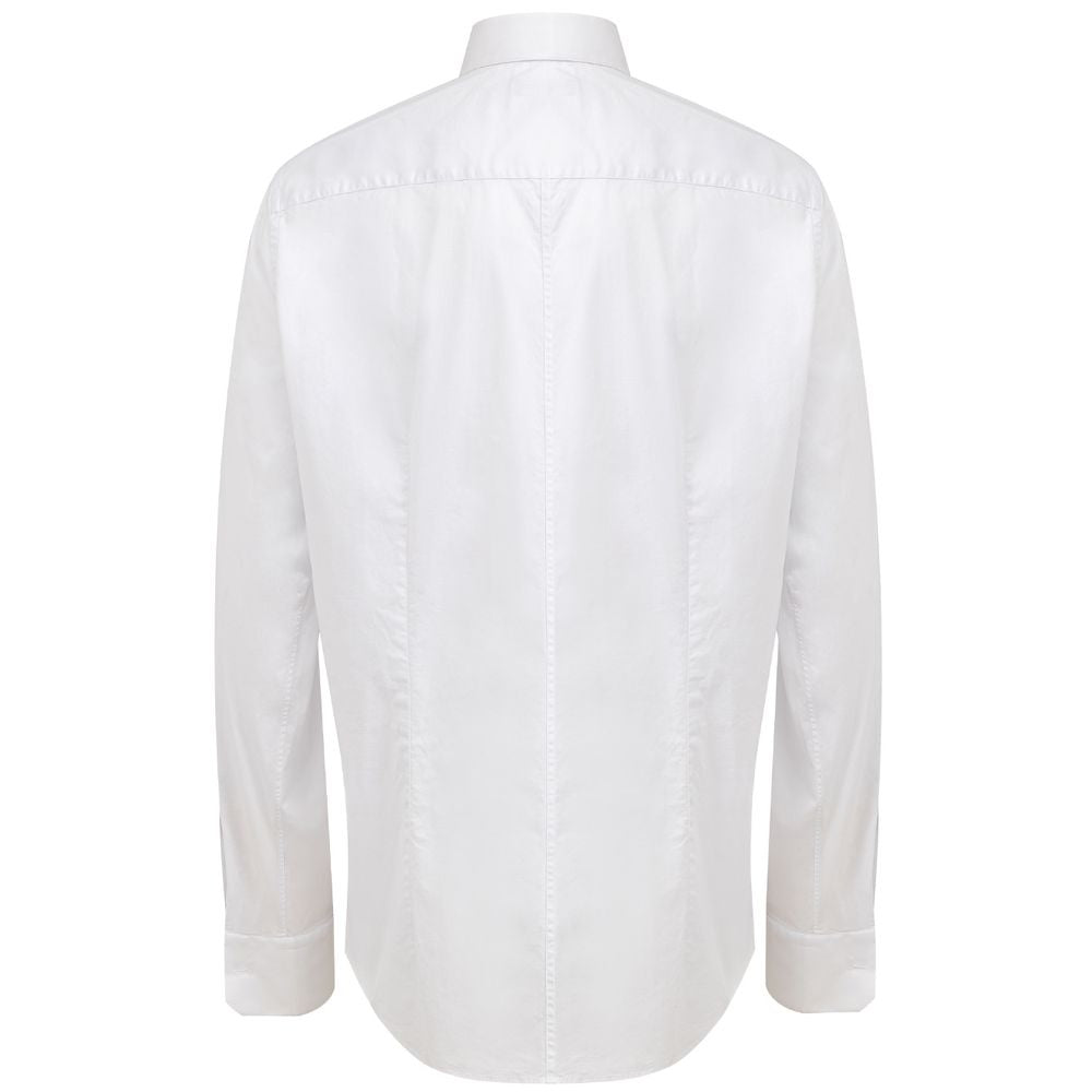 Dolce & Gabbana Weißes Baumwollkleidhemd