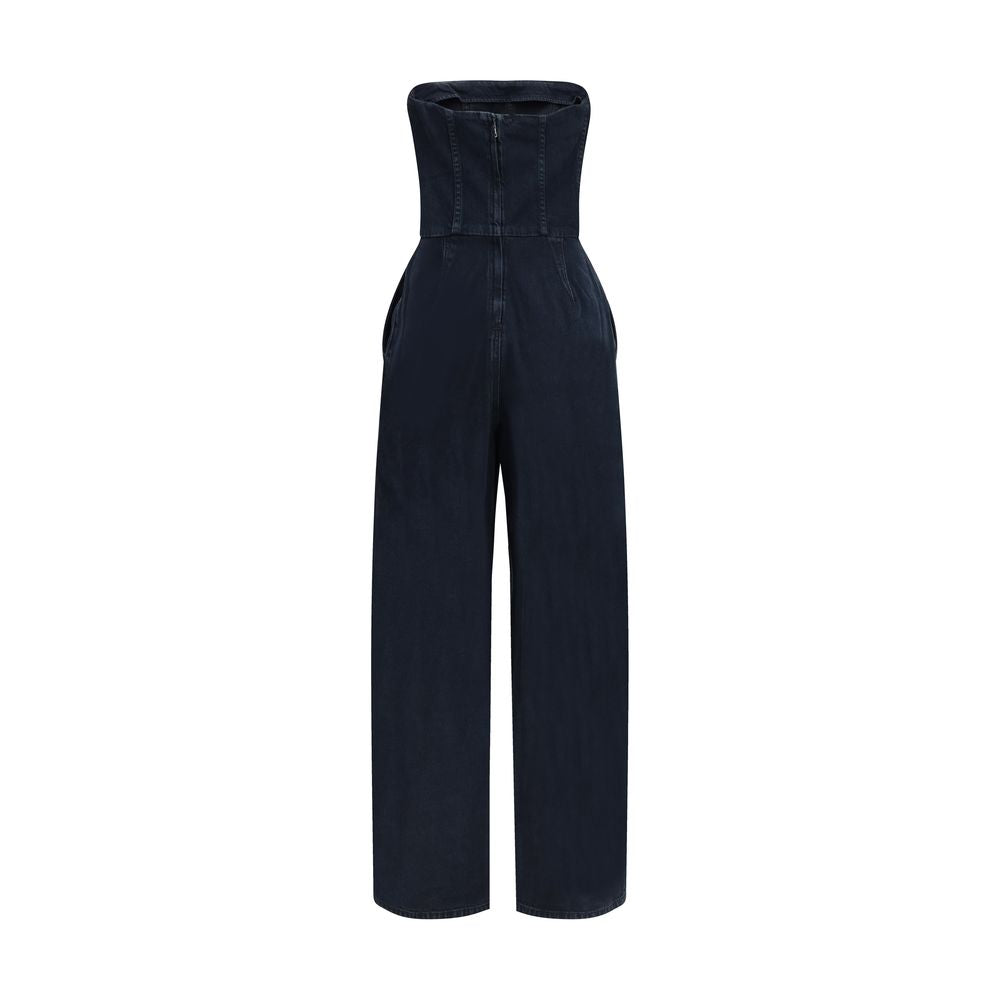 Agolde Blauer Baumwoll-Jumpsuit