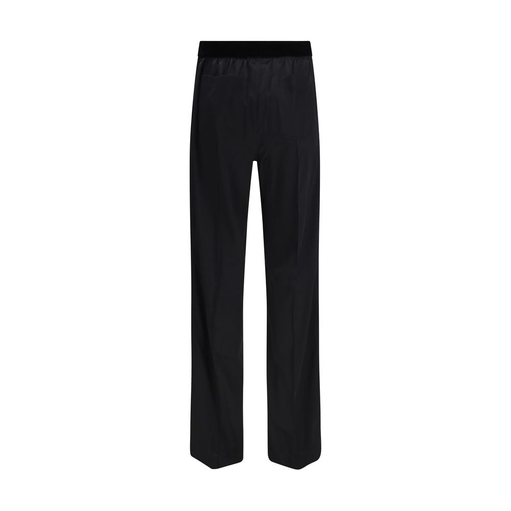Tom Ford Schwarze Seiden-Freizeithose