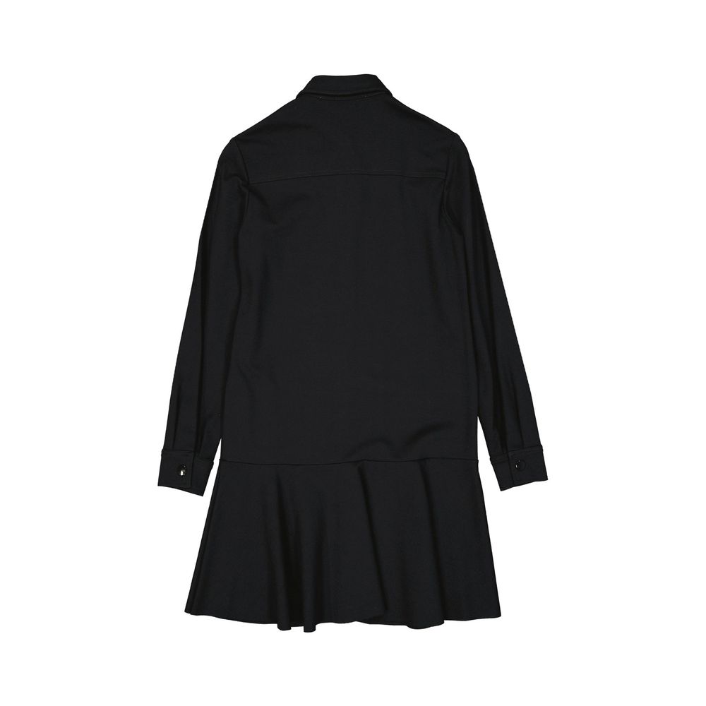 BLANCA VITA Schwarzes Elastan-Freizeitkleid