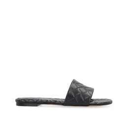 Bottega Veneta Schwarze Lammleder-Mules
