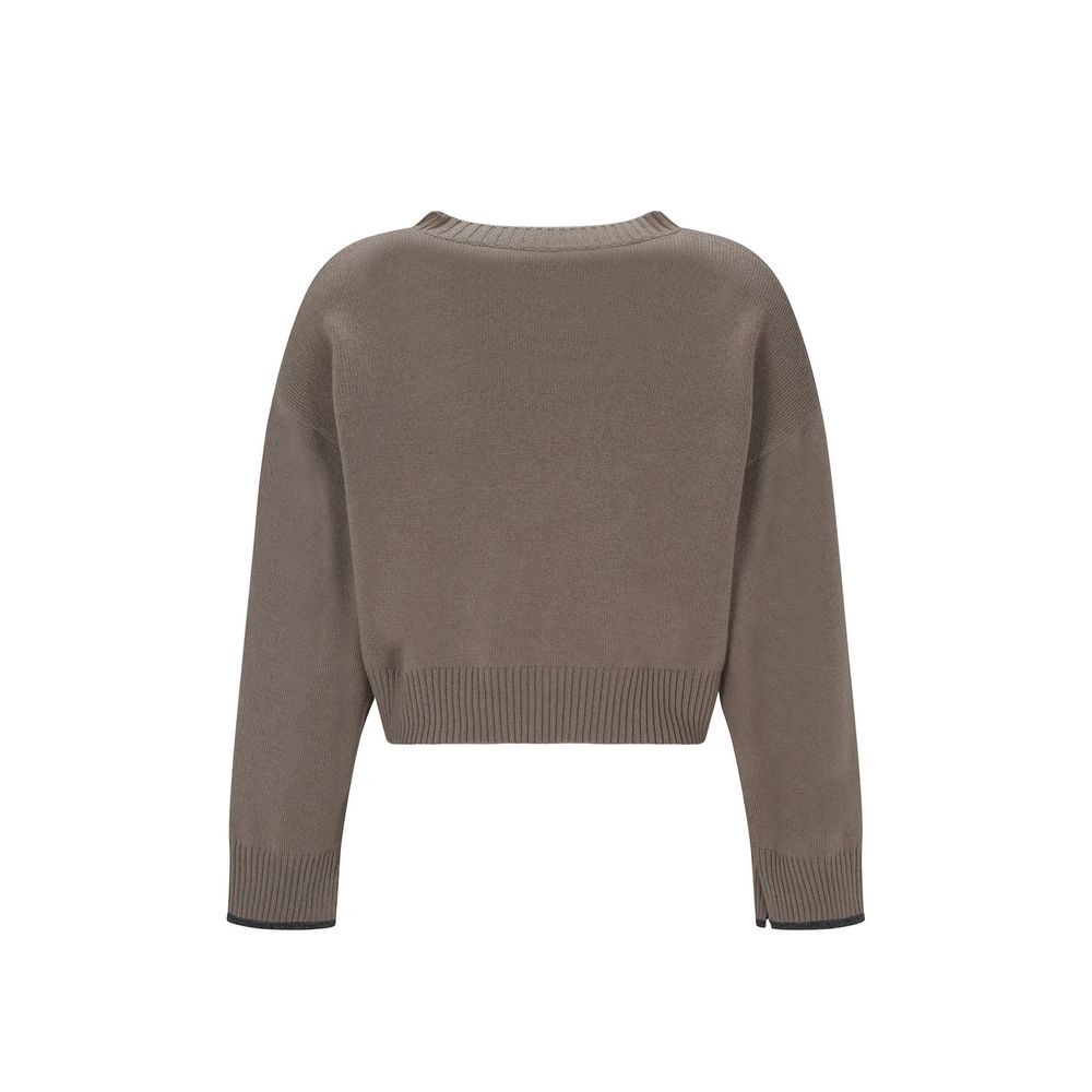 Brunello Cucinelli Beiger Kaschmirpullover