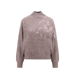 Brunello Cucinelli Beige Kaschmir-Sweatshirt