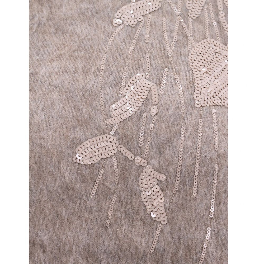 Brunello Cucinelli Beige Kaschmir-Sweatshirt