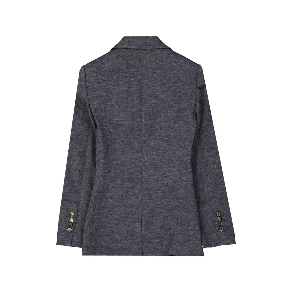 Brunello Cucinelli Grauer Wollblazer