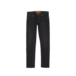 Heron Preston Schwarze Baumwoll-Jeans im Slim Fit