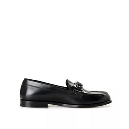Valentino Garavani Schwarze Leder Loafer zum Hineinschlüpfen