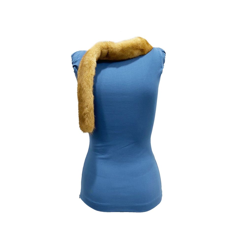 Dsquared² Blaue Viskose-Tanktops
