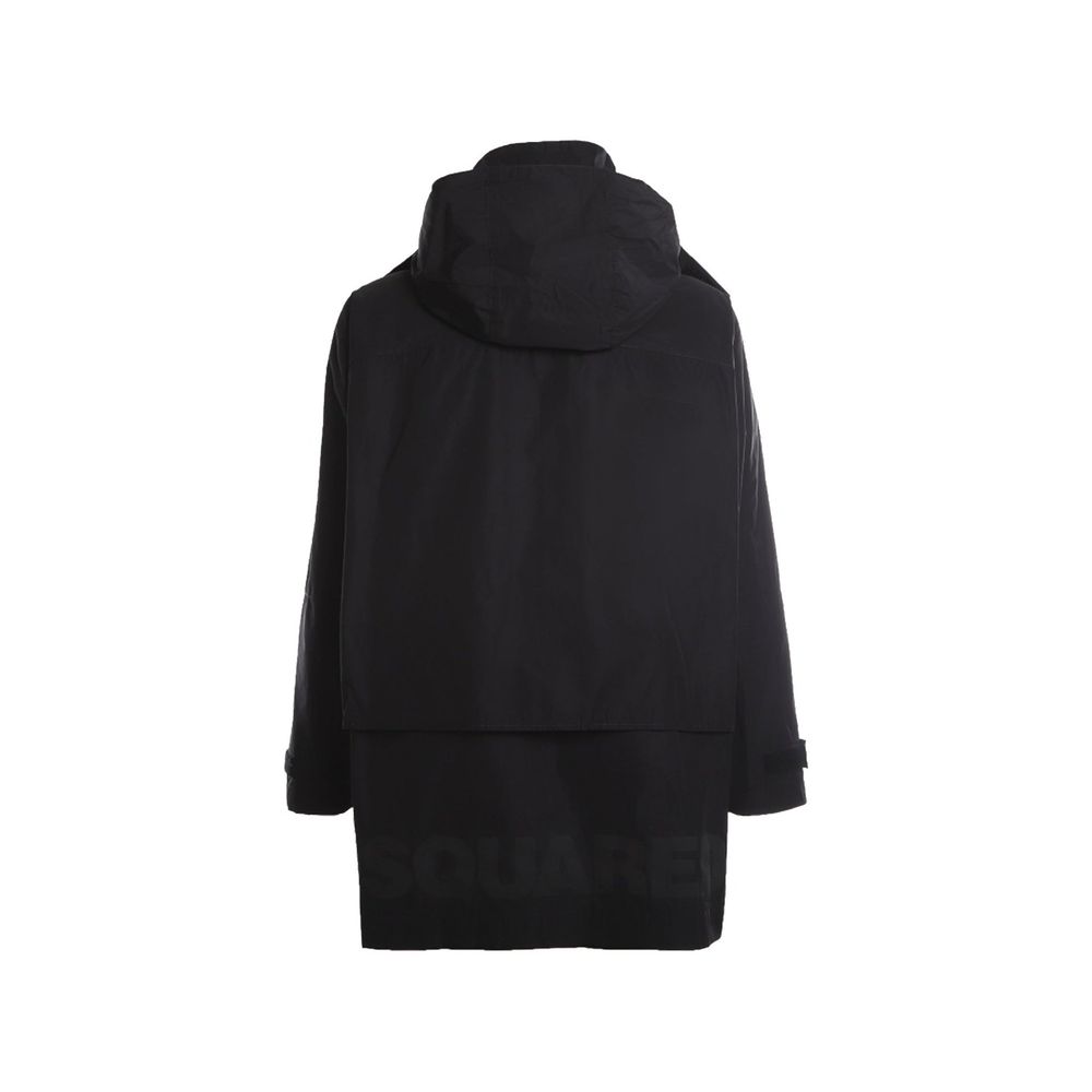 Dsquared² Schwarze Nylon-Shell-Jacke