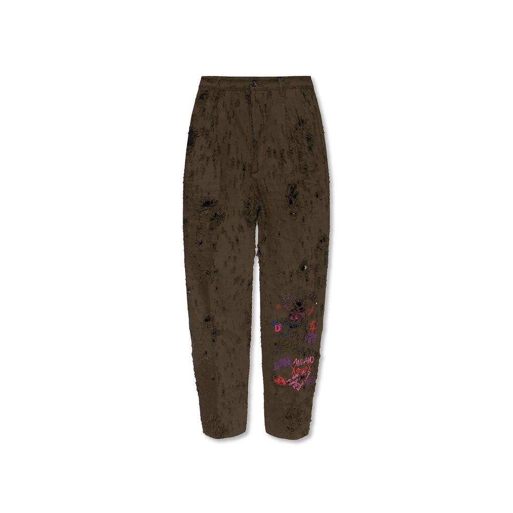 Dsquared² Zweifarbige Baumwoll-Freizeithose