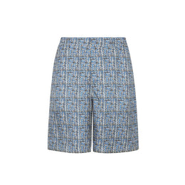 Fendi Blaue Seiden-Shorts
