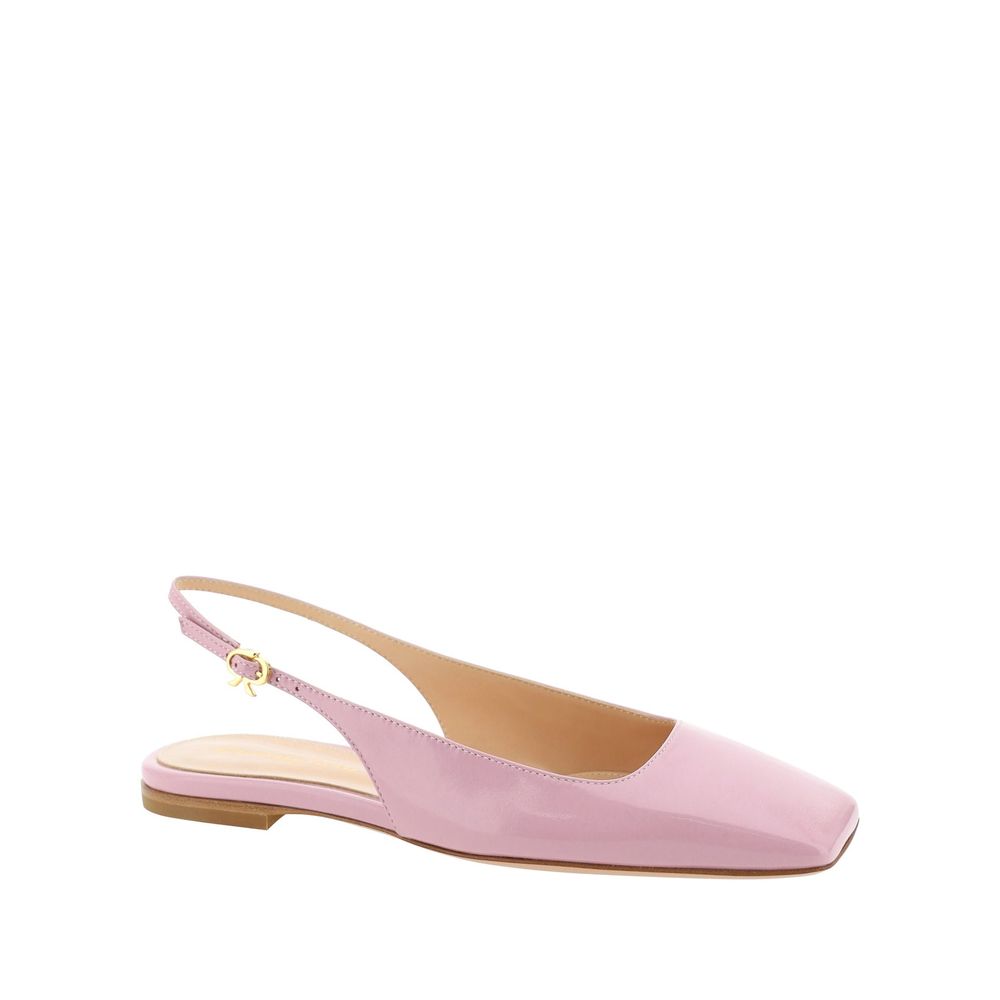 Gianvito Rossi Mehrfarbige flache Sandalen aus Kalbsleder