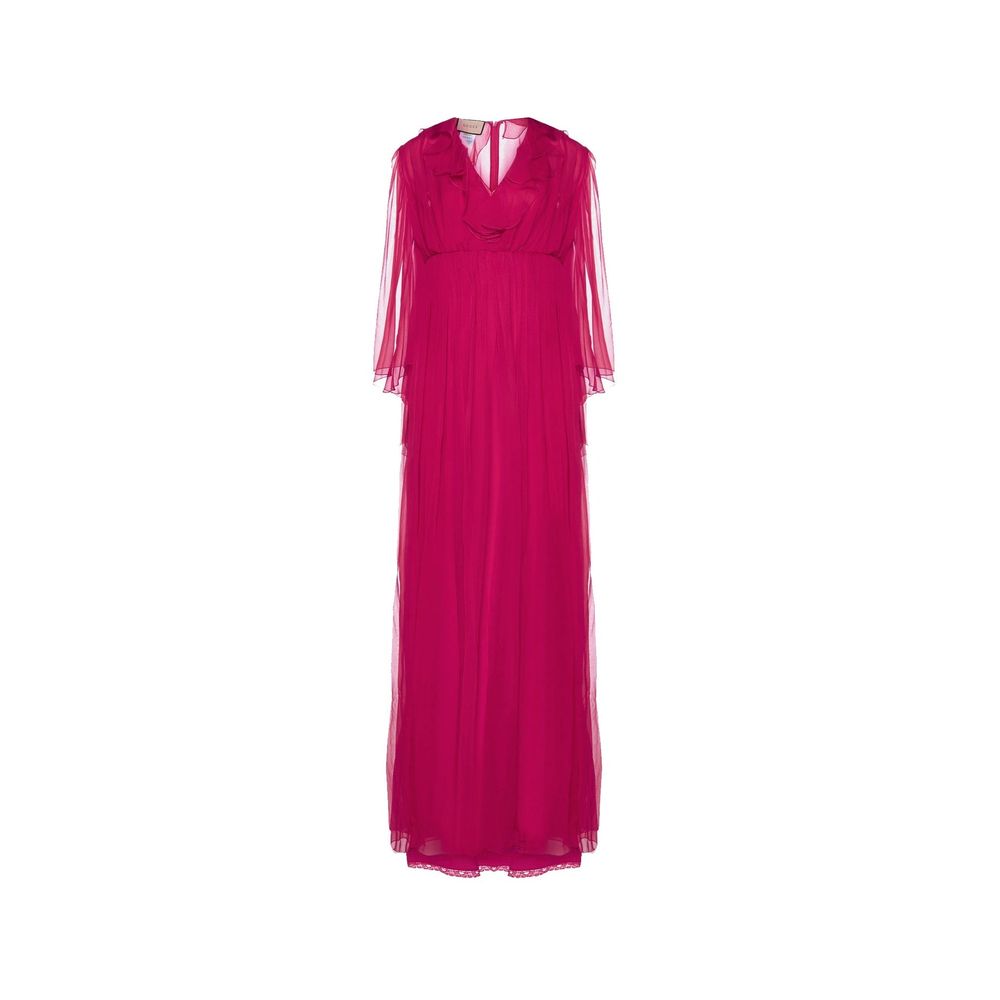 Gucci Mehrfarbiges Seiden-Freizeitkleid