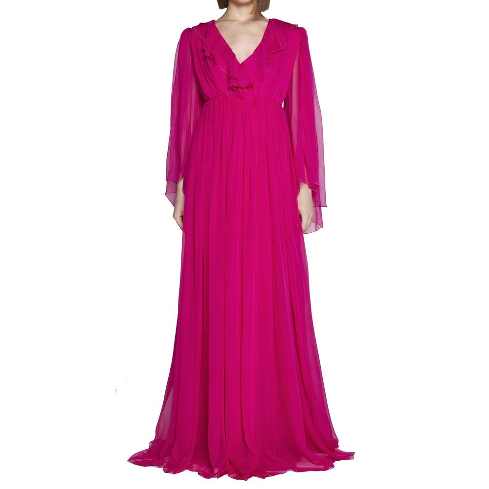 Gucci Mehrfarbiges Seiden-Freizeitkleid
