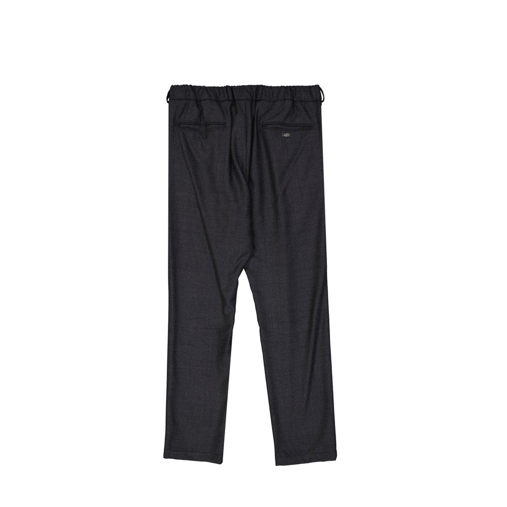 Herno Graue Woll-Freizeithose