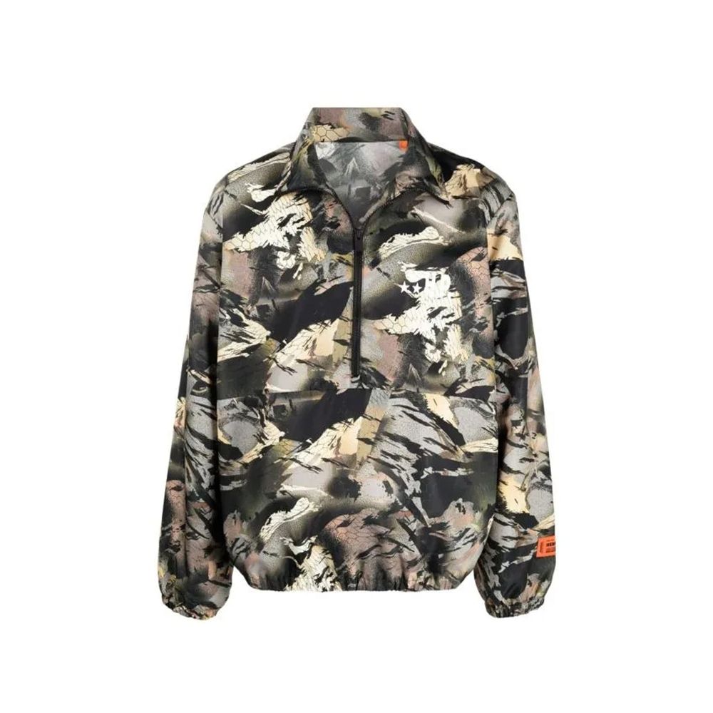 Heron Preston Zweifarbige Jacke aus Polyamid