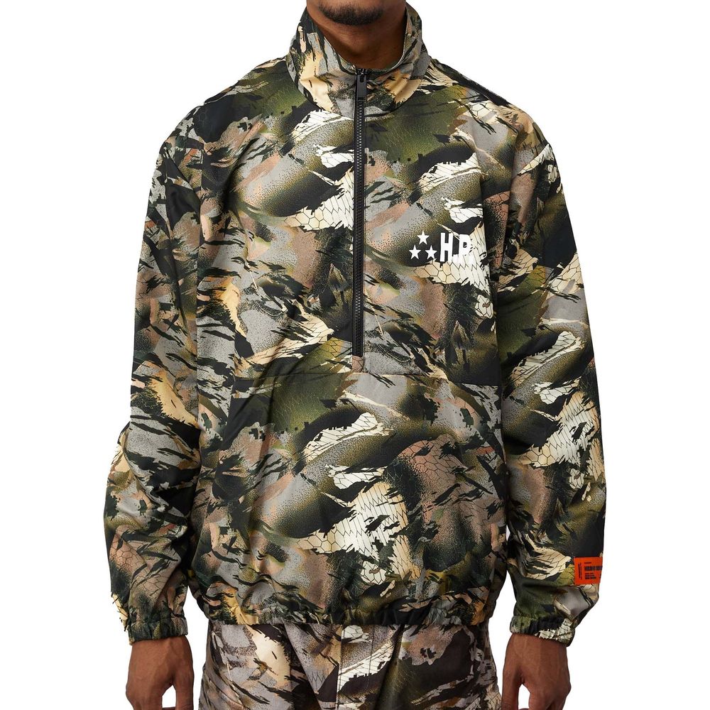 Heron Preston Zweifarbige Jacke aus Polyamid