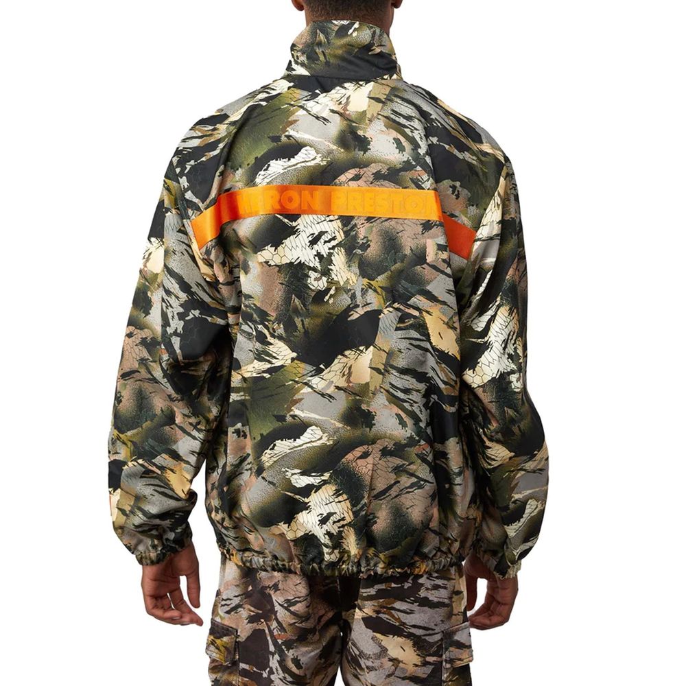 Heron Preston Zweifarbige Jacke aus Polyamid