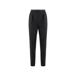 Max Mara Schwarze Zigarettenhose aus Elasthan