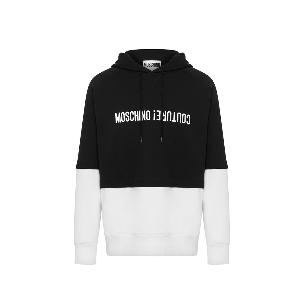 Moschino Schwarzer Baumwoll-Sweatshirt
