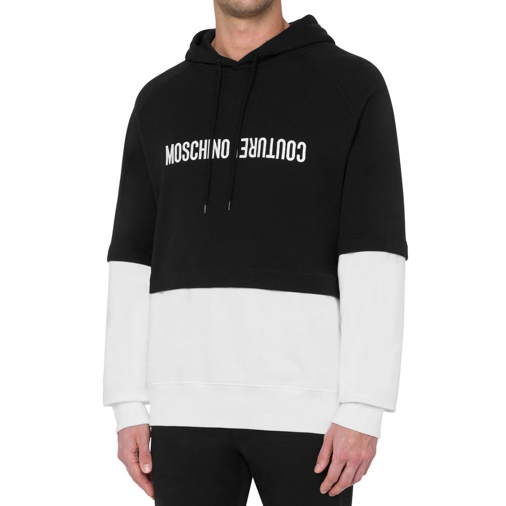 Moschino Schwarzer Baumwoll-Sweatshirt