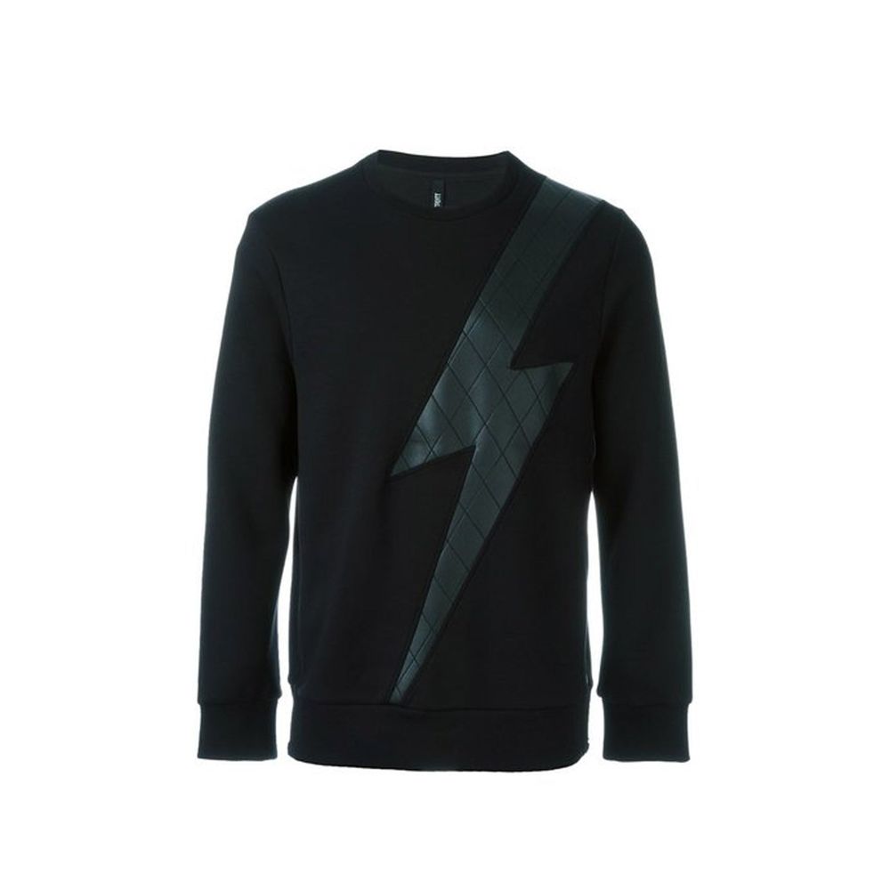 Neil Barrett Schwarzer Lyocell-Sweatshirt