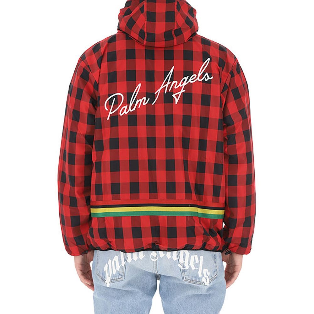 Palm Angels Mehrfarbige Shell-Jacke aus Polyester